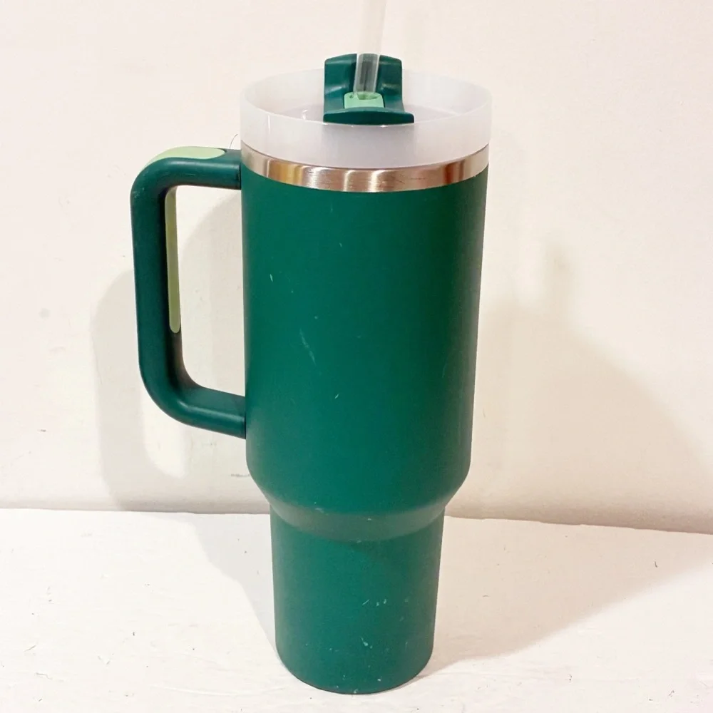 Stanley Green Pine Quencher H2.0 Flowstate Tumbler‎ 40oz Travel Cup